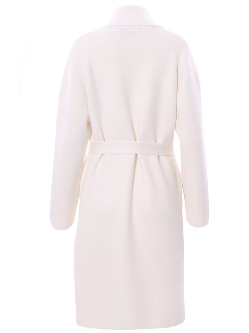 Cappotto punto stoffa con cintura LA FILERIA | 23271/14271001